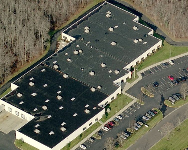 Aerial view of Franklin Electronics Warehouse in Moorestown, NJ | O’Donnell & Naccarato