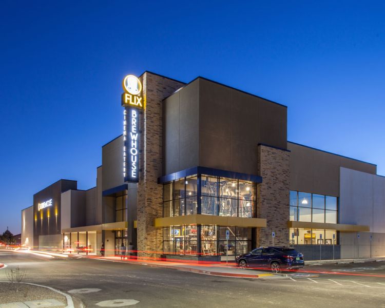 Flix Brewhouse building in Albuquerque, NM | O’Donnell & Naccarato