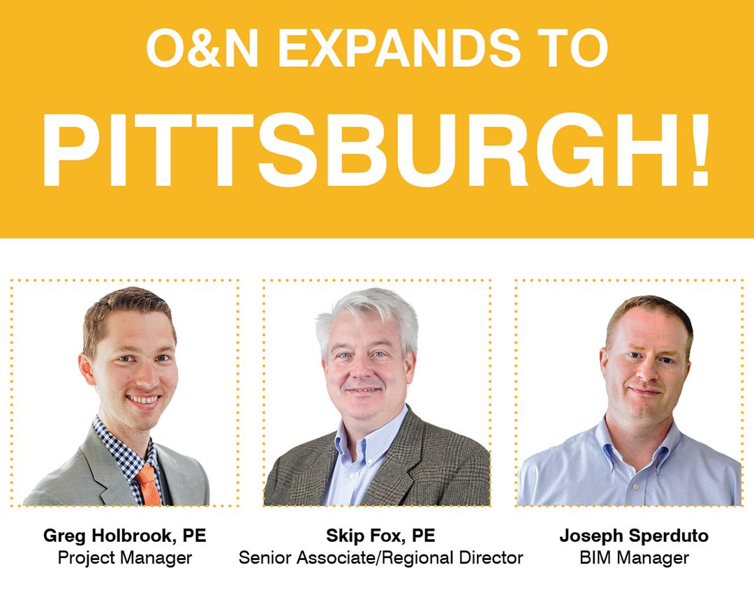 Graphic of 3 Pittsburgh engineers for O'Donnell & Naccarato | Pittsburgh office expansion | O'Donnell & Naccarato
