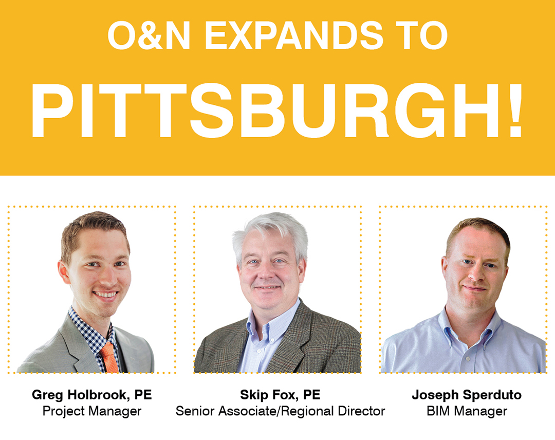 Graphic of 3 Pittsburgh engineers for O'Donnell & Naccarato | Pittsburgh office expansion | O'Donnell & Naccarato