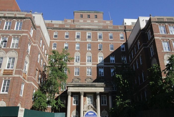 Structural Engineer | Facade Restoration | St. Barnabas Hospital | Bronx, NY | Ground level, front view | O&rsquo;Donnell & Naccarato