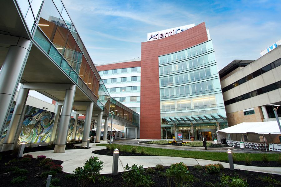 AtlantiCare Medical Center George F. Lynn Harmony Pavilion outdoor walkway