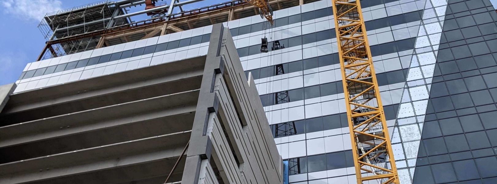 Building with crane nearby | Structural Engineering Solutions | O'Donnell & Naccarato