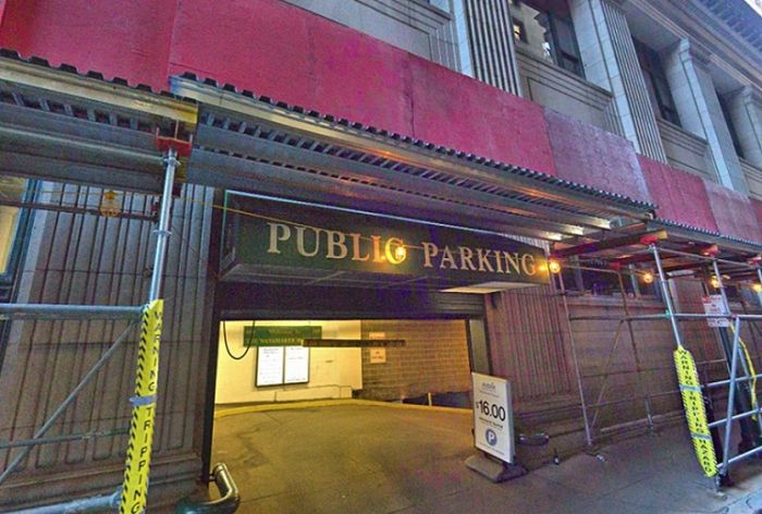 Structural Engineer | Garage Restoration | Wanamaker Garage | Philadelphia, PA | Front view of entrance | O’Donnell & Naccarato