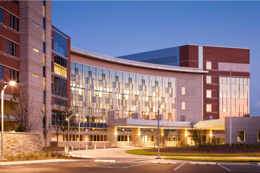 Capital Health at night