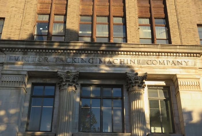 Structural Engineer | Facade Restoration | Victor Building | Camden, NJ | Close-up of entrance | O&rsquo;Donnell & Naccarato